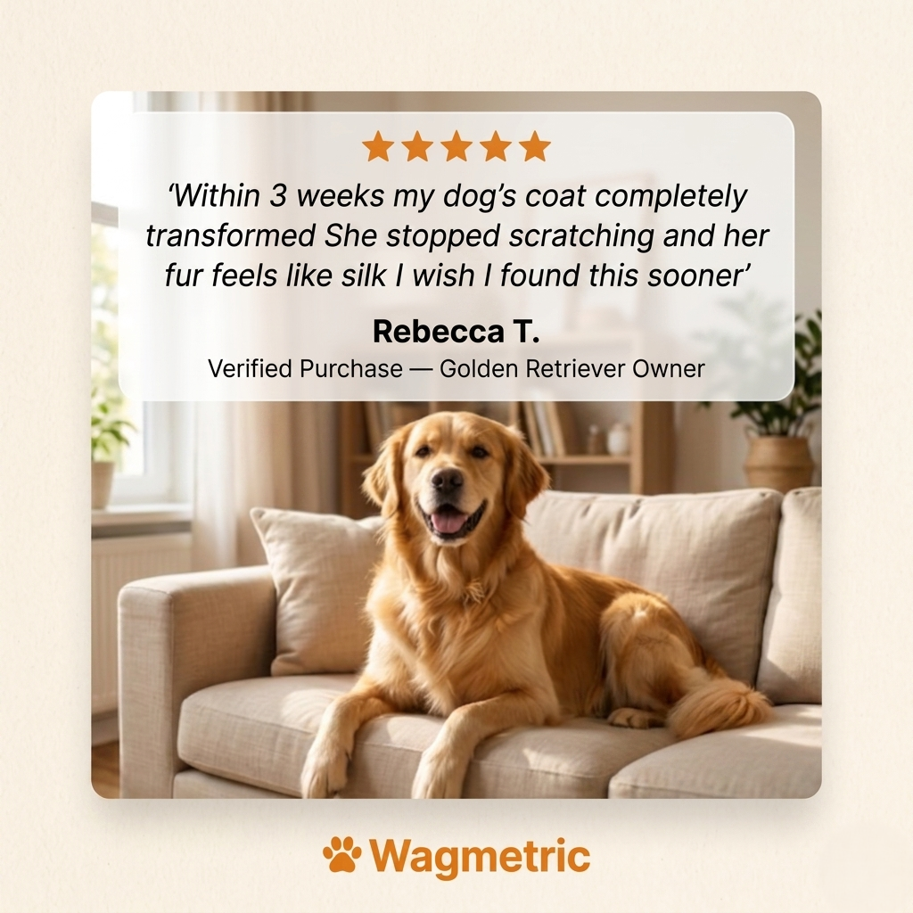 Omega Oil for Dogs & Cats — Wild Alaskan Salmon | Shiny Coat & Itch Relief
